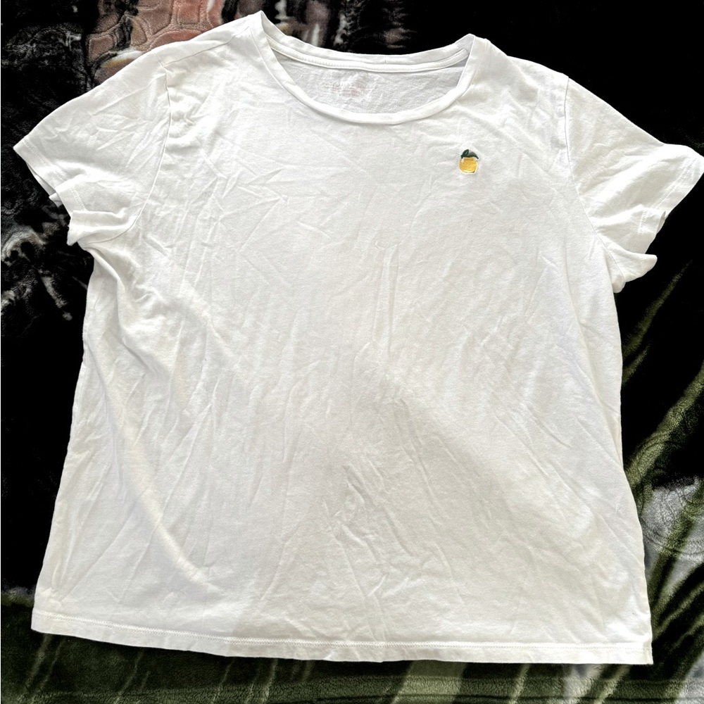 Victorias secret white Lemon TShirt